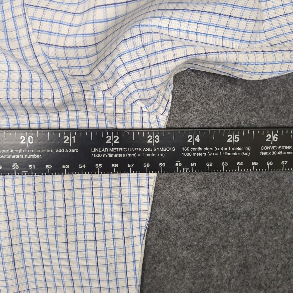 Brooks Brothers Regent Fit Men's Dress Shirt Size 16-33 Blue Plaid Non‎ Iron - Picture 7 of 9